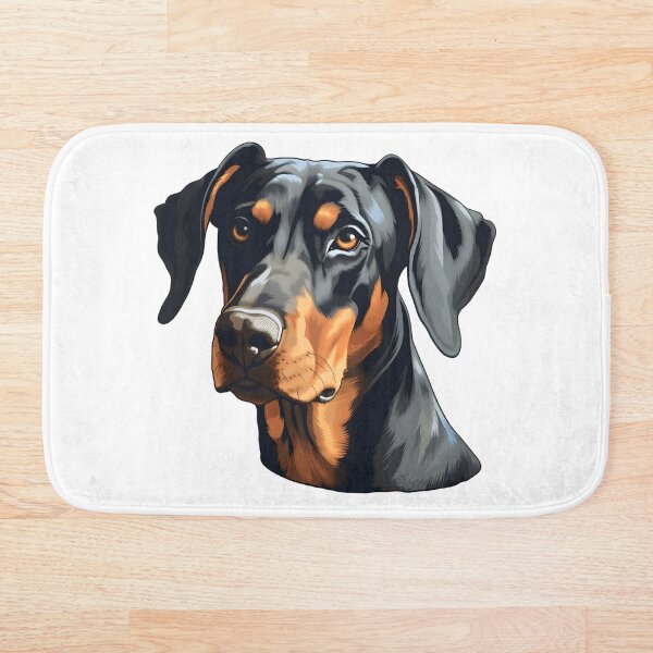 Aperçu de l'œuvre Doberman à oreilles naturelles créée et vendue par FTS-Studio.