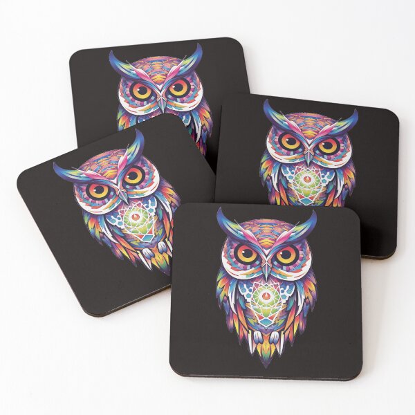 Item preview, Whimsical Geometric Owl designed and sold by Rocky Mountain Artistry.