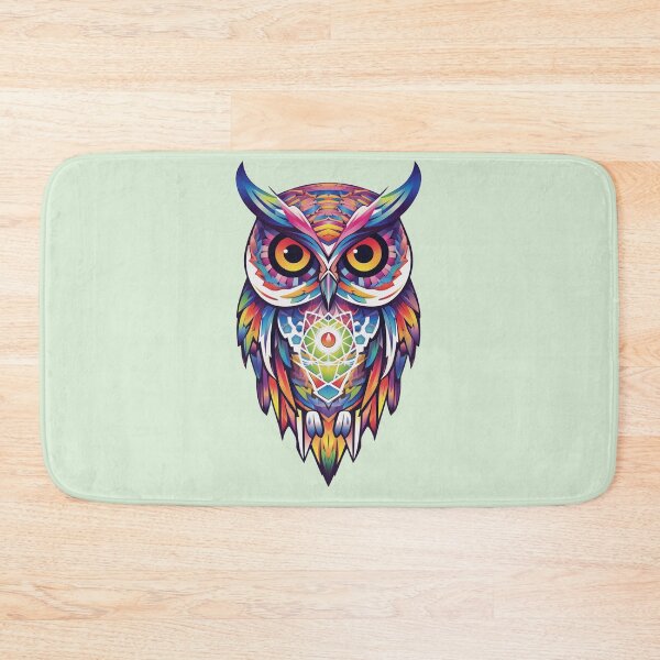 Item preview, Whimsical Geometric Owl designed and sold by Rocky Mountain Artistry.