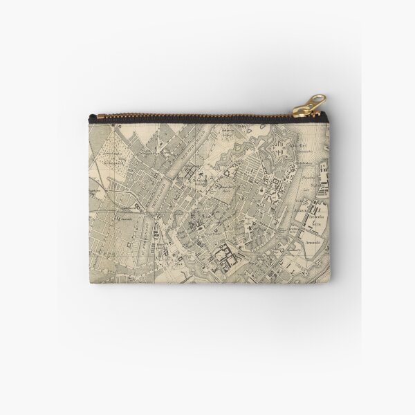 Aperçu de l'œuvre Carte Vintage de Copenhague Danemark (1886) créée et vendue par BravuraMedia.