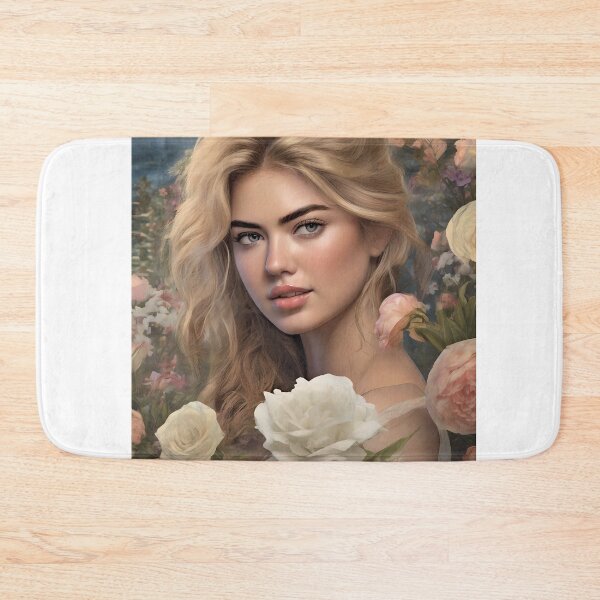 Item preview, Kate Upton with flowers designed and sold by bogfl.