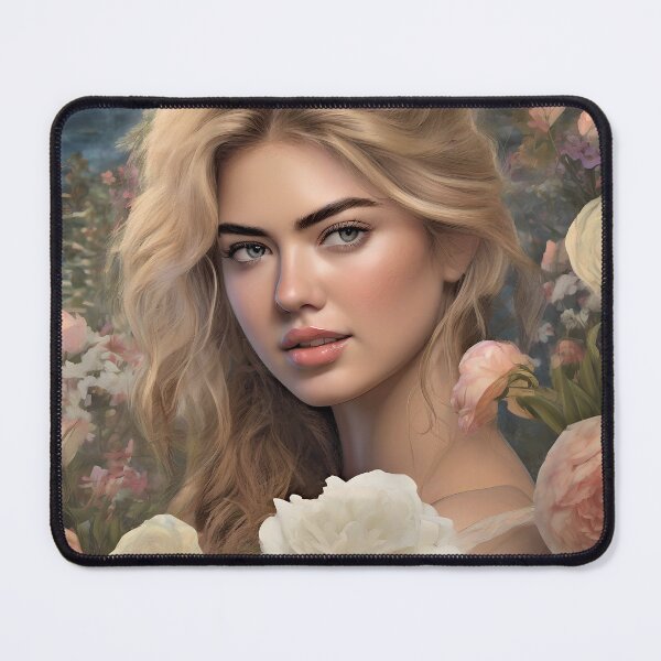 Item preview, Kate Upton with flowers designed and sold by bogfl.
