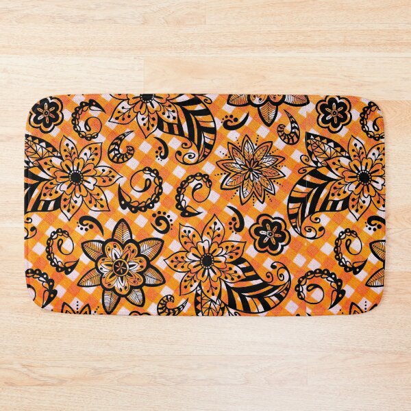 Item preview, Enthralling Paisley Plaid Floral designed and sold by OrangeMG.