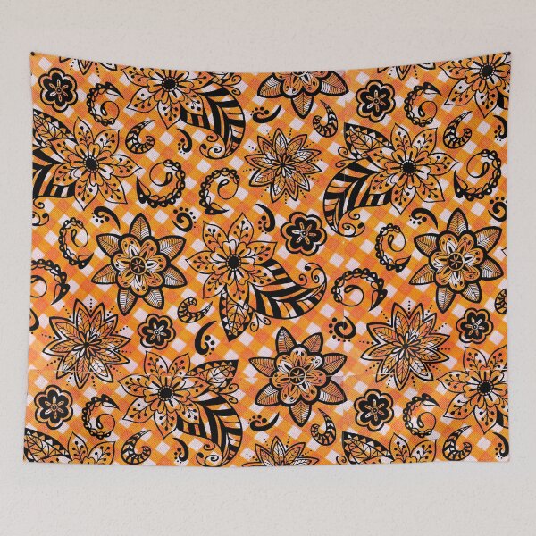 Item preview, Enthralling Paisley Plaid Floral designed and sold by OrangeMG.
