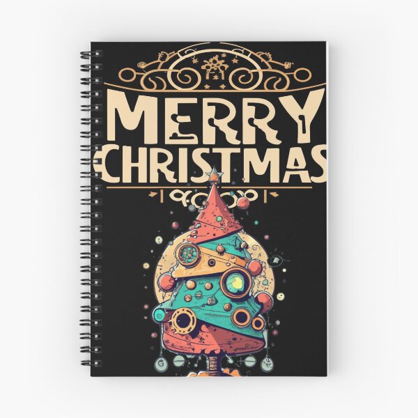 Item preview, Cool Steampunk Merry Christmas Tree designed and sold by Nature's Fancy.