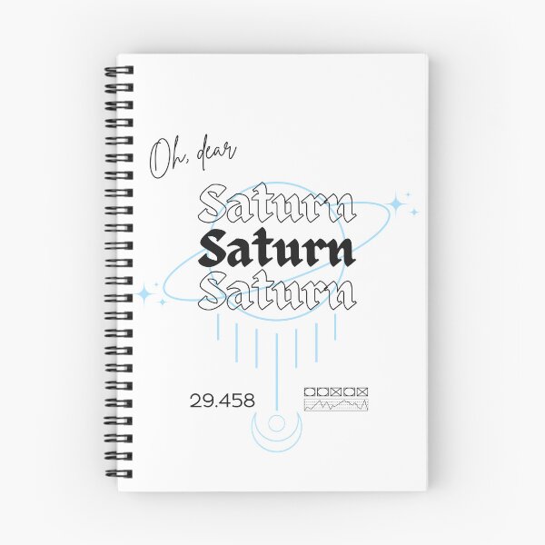 Item preview, Oh, dear Saturn (Sky blue) designed and sold by moonlings.