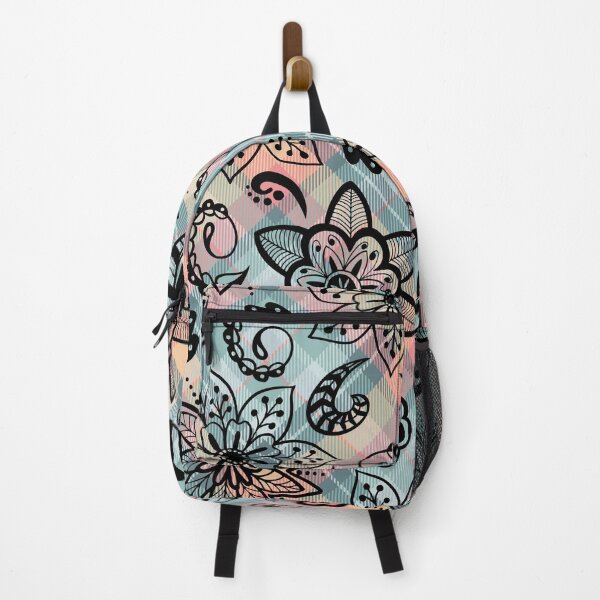 Item preview, Enthralling Paisley Plaid Floral: A Seamless Symphony of Style designed and sold by OrangeMG.