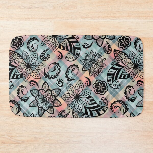 Item preview, Enthralling Paisley Plaid Floral: A Seamless Symphony of Style designed and sold by OrangeMG.