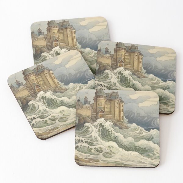 Item preview, Castle, attacked by waves designed and sold by KilianSzmid.