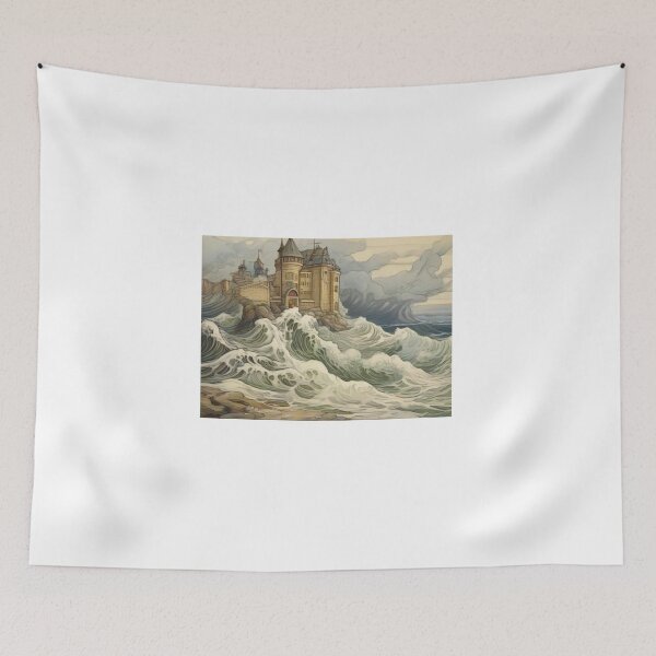 Item preview, Castle, attacked by waves designed and sold by KilianSzmid.