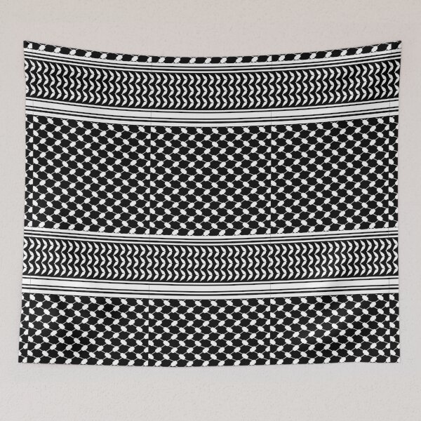 Item preview, Black Kufiya | Middle Eastern  designed and sold by Mimi  + Kate.