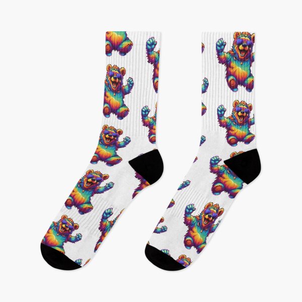 Item preview, Psychedelic Dancing Bear designed and sold by brianhillDESIGN.