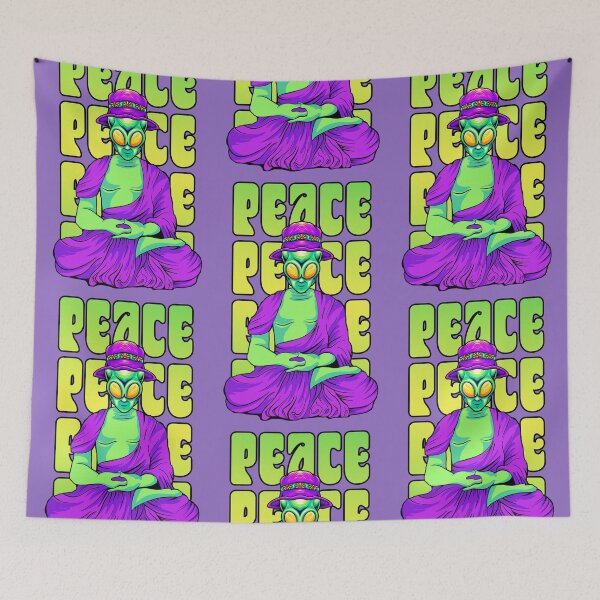 Item preview, Trippy Alien designed and sold by wizardsklothing.