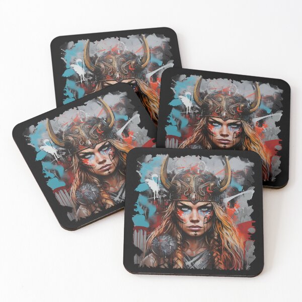 Item preview, Viking shield maiden design Valhalla designed and sold by Andrea-Design.