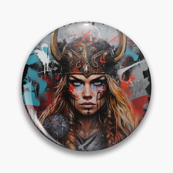 Item preview, Viking shield maiden design Valhalla designed and sold by Andrea-Design.