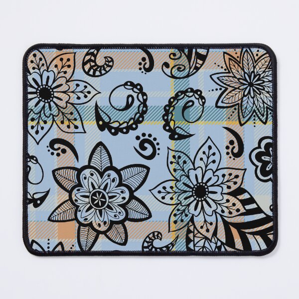 Item preview, Enthralling Paisley Plaid Floral: A Seamless Symphony of Style designed and sold by OrangeMG.