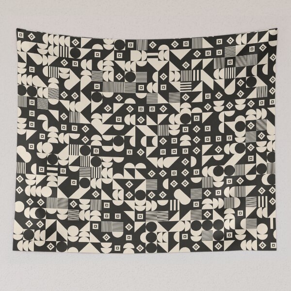Item preview, Minimalist square geometric pattern designed and sold by dondunu.