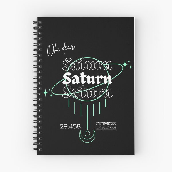 Item preview, Oh, dear Saturn (Green on Black) designed and sold by moonlings.