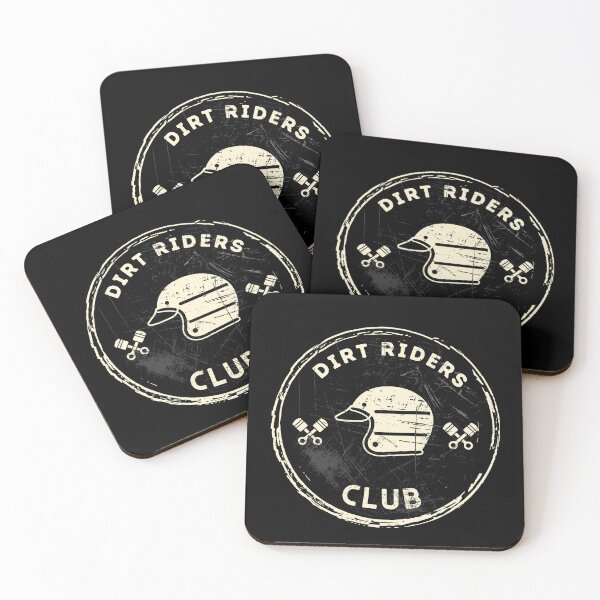 Item preview, Vintage Motorcycle Dirt Riders Club (white) designed and sold by tommysnider.