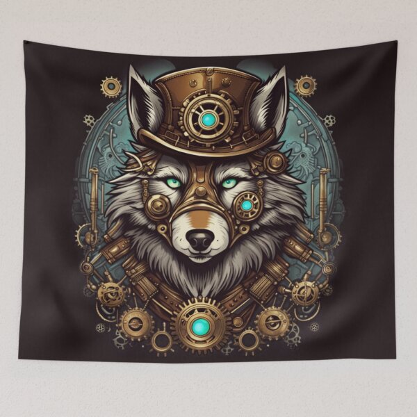 Item preview, Gears & Growls: The Steampunk Symphony of the Wolf designed and sold by NightshadeWolfs.