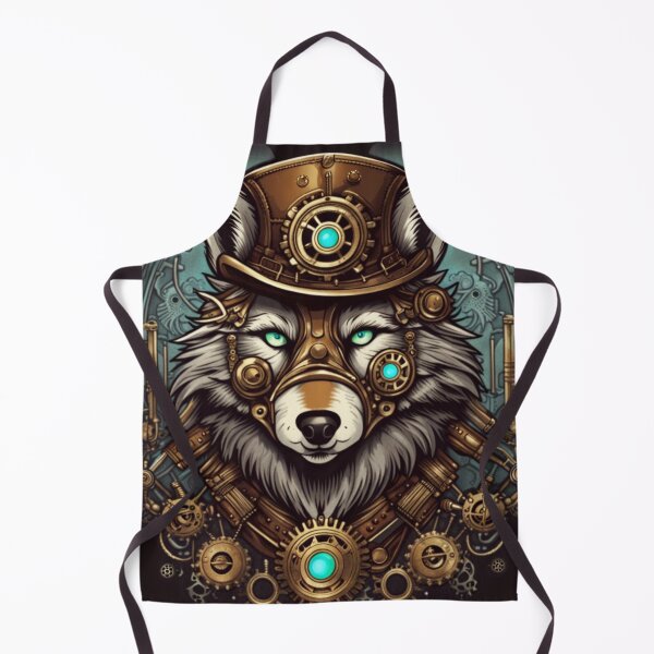 Item preview, Gears & Growls: The Steampunk Symphony of the Wolf designed and sold by NightshadeWolfs.