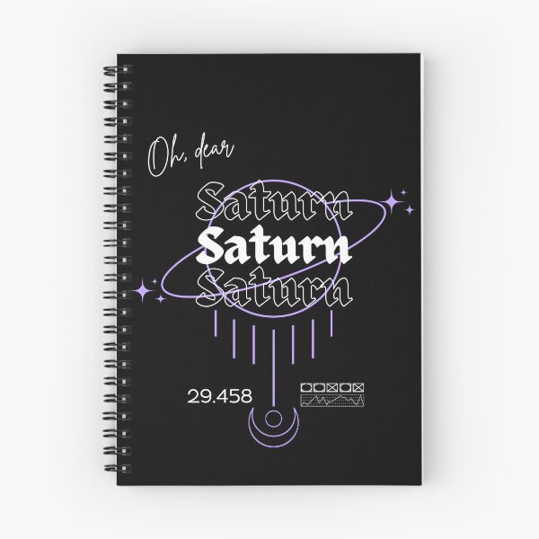 Item preview, Oh, dear Saturn (Violet on Black) designed and sold by moonlings.