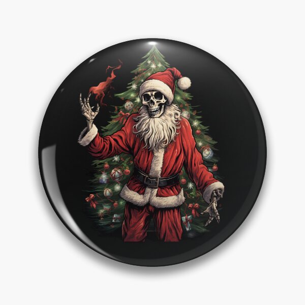 Artikelvorschau, Weihnachtsskelett Weihnachtsmann entworfen und verkauft von Linework Studio.