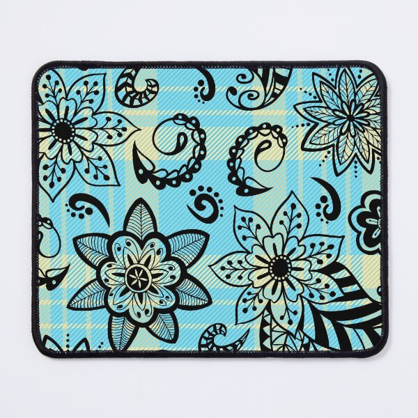 Item preview, Enthralling Paisley Plaid Floral: A Seamless Symphony of Style designed and sold by OrangeMG.