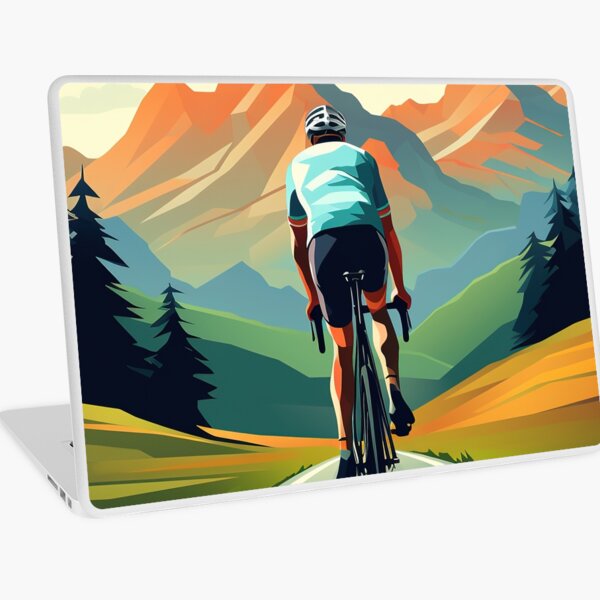 Item preview, Road Cyclist Mountain Peak Landscape designed and sold by Juliascutecornr.