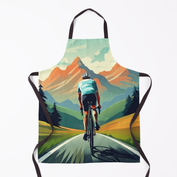 Item preview, Road Cyclist Mountain Peak Landscape designed and sold by Juliascutecornr.