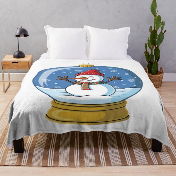 Item preview, Frosty Delight: Snowman in a Glass Globe - Embrace Holiday Charm! designed and sold by Sensepiphoria.