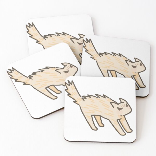 Item preview, Cute Angry Silly Beige Cat  designed and sold by CaliDraw.