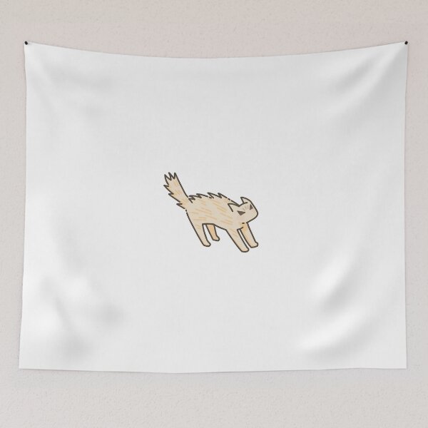 Item preview, Cute Angry Silly Beige Cat designed and sold by CaliDraw.