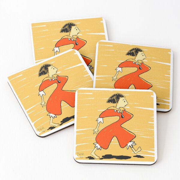 Item preview, Squiggle Art - Walking Lady designed and sold by Kim Rausch.