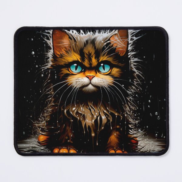 Item preview, Abandoned Cat, Homeless cat in the rain designed and sold by MoonDesinso.