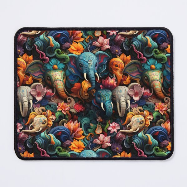 Item preview, Exclusive Artwork Cute Paisley Colorful Baby Elephants Gift Ideas P106-4 designed and sold by MPCFICTION.