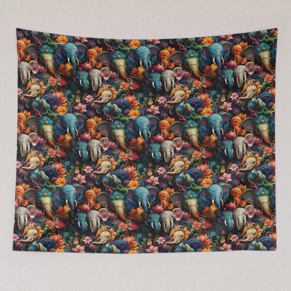 Item preview, Exclusive Artwork Cute Paisley Colorful Baby Elephants Gift Ideas P106-4 designed and sold by MPCFICTION.