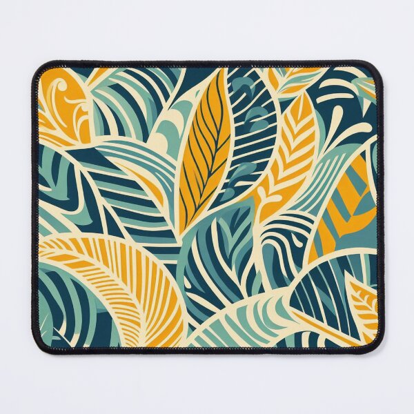 Item preview, Floral stripe pattern designed and sold by blackwhiteblue.
