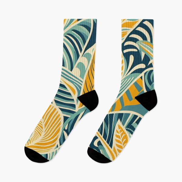 Item preview, Floral stripe pattern designed and sold by blackwhiteblue.