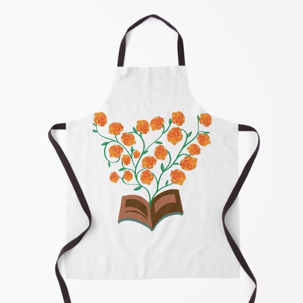 Item preview, Flowers Growing From Book | Many Orange Roses blooming designed and sold by CircinusStore.