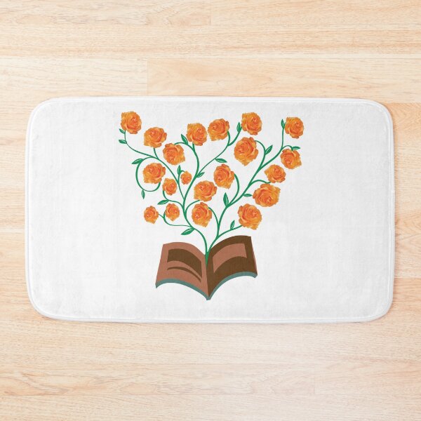 Item preview, Flowers Growing From Book | Many Orange Roses blooming designed and sold by CircinusStore.