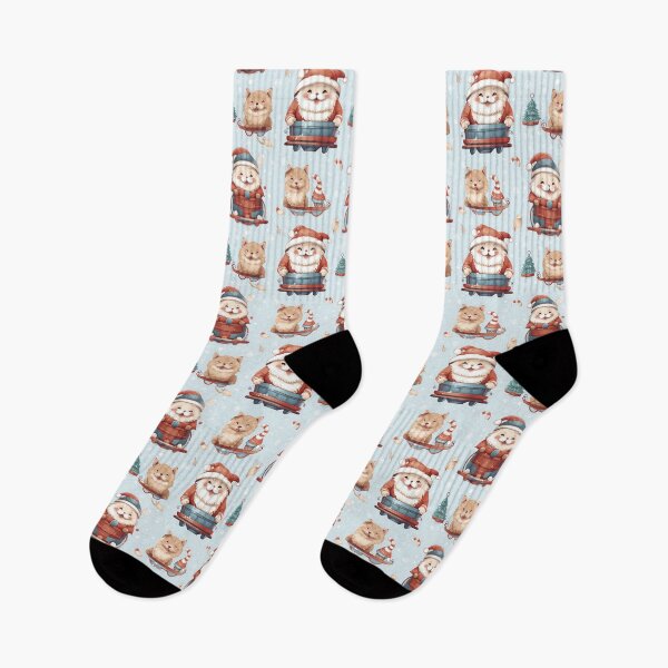 Item preview, Winter cats on sled designed and sold by Sp3ctrumOfColor.