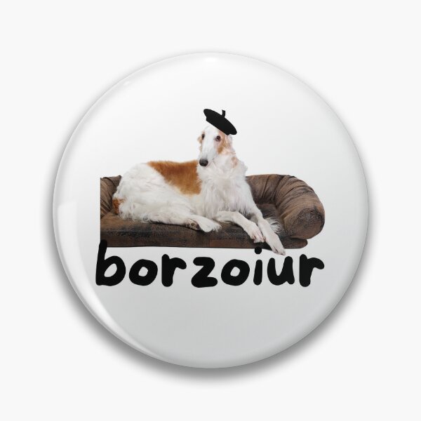 Item preview, Borzoi funny designed and sold by Cinnamonbon.