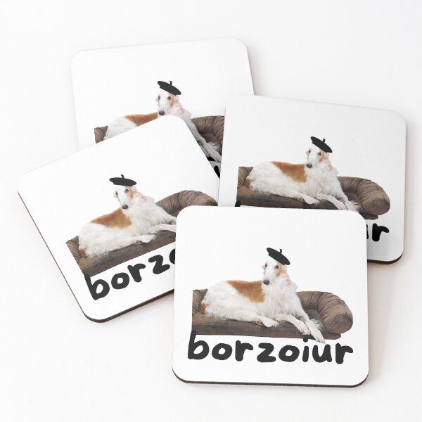 Item preview, Borzoi funny designed and sold by Cinnamonbon.