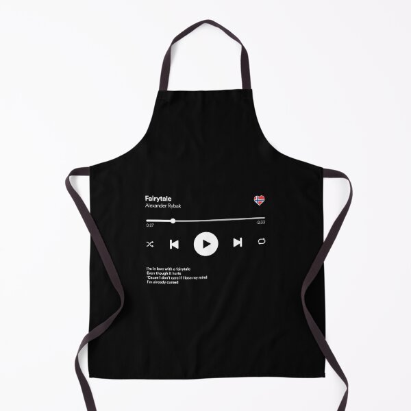 Item preview, Fairytale - Alexander Rybak - Eurovision 2009 Winner - Norway - Music / Media Player Interface Mockup designed and sold by Vision-Tees.