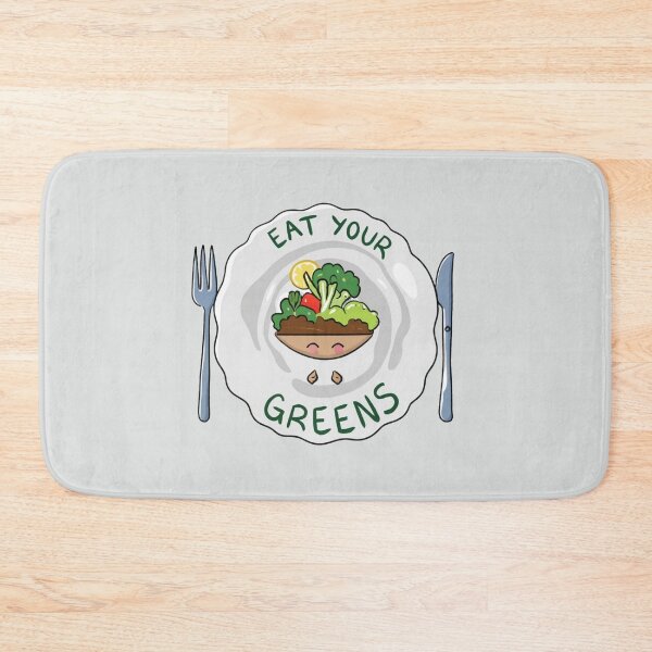 Item preview, Eat Your Greens Vegan veggies cute designed and sold by Laugh-Lines.