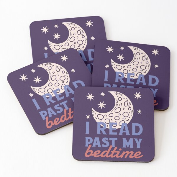 Item preview, I Read Past My Bedtime designed and sold by BookishUniverse.