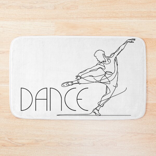 Item preview, Dance - black line art Contemporary Male dancer designed and sold by PrintSoulDesign.
