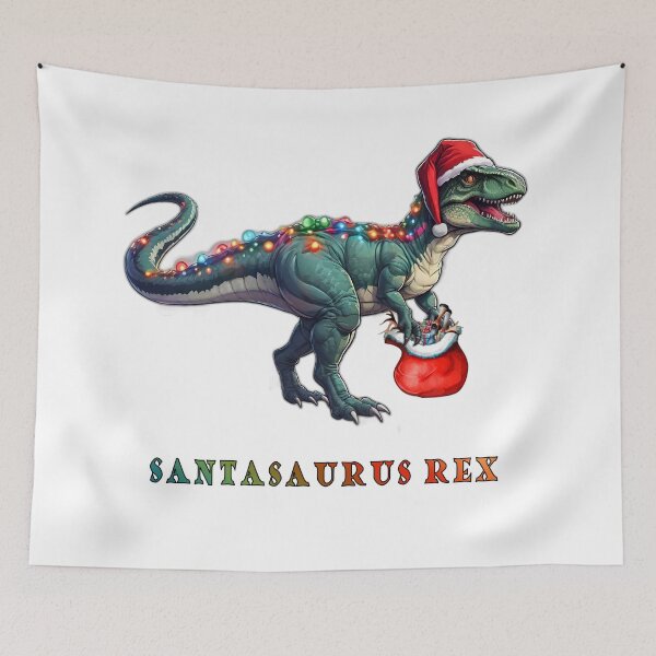 Item preview, Santasaurus Rex christmas design designed and sold by BuyByButterfly.