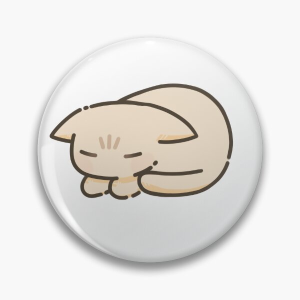 Item preview, Cute Silly Beige Cat sleepy designed and sold by CaliDraw.